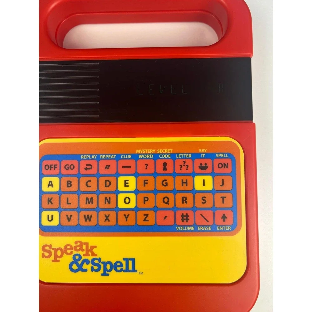 Texas Instruments Speak & Spell Educational Toy RedTested & Works - Picture 4 of 8